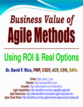 Agile Capabilities