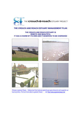 Crouch and Roach Estuary Management Plan
