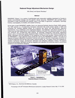 Radarsat Range Adjustment Mechanism Design