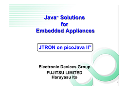 JTRON on Javachip