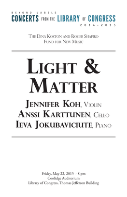 Light & Matter