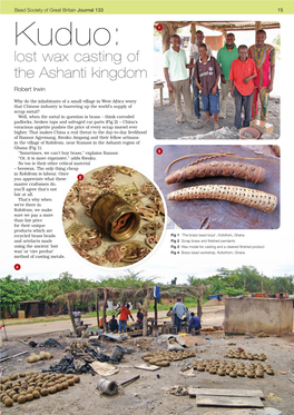 Kuduo: Lost Wax Casting of the Ashanti Kingdom