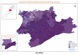 Age Moyen Au Premier Mariage De La Population Féminine Par Commune Ü Toubkal(CR)