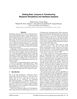 Lessons in Transitioning Research Simulations Into Hardware Systems