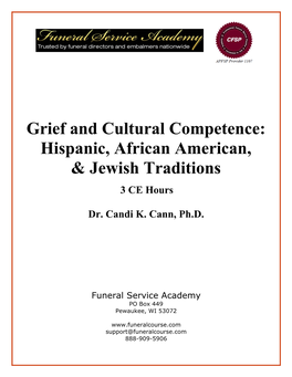 Hispanic, African American, & Jewish Traditions