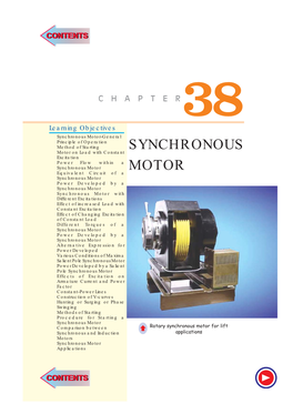 Synchronous Motor