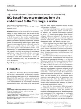 QCL-Based Frequency Metrology from the Mid-Infrared to the Thz Range