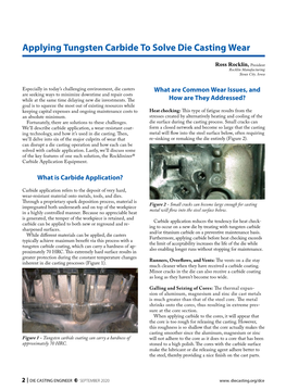 Applying Tungsten Carbide to Solve Die Casting Wear