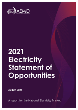 2021 Electricity Statement of Opportunities