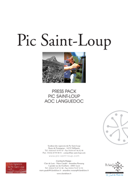 Pic Saint-Loup Press Pack