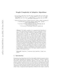 Arxiv:2102.00338V1 [Cs.DS]