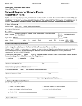 National Register of Historic Places Registration Form