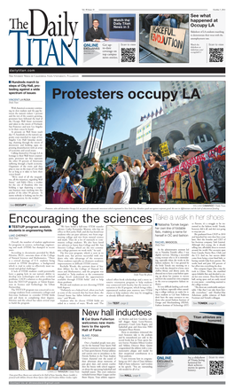 Protesters Occupy LA Daily Titan