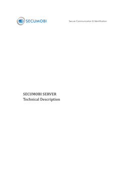 SECUMOBI SERVER Technical Description