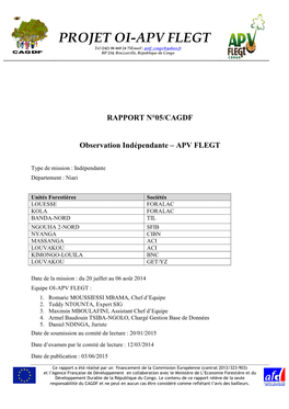 Rapport 05 Niari