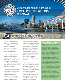 Employee Relations Manager Recruit