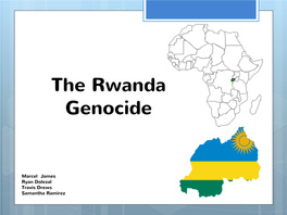 The Rwanda Genocide