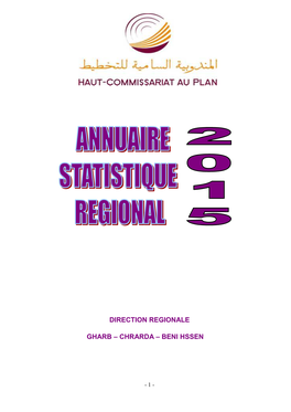 Annuaire Statistique Régional 2015