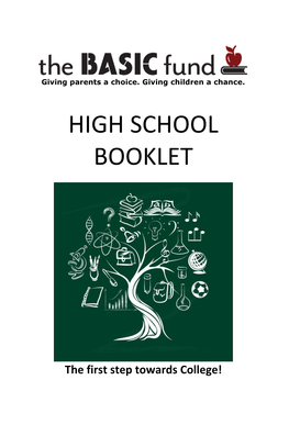 High School Booklet