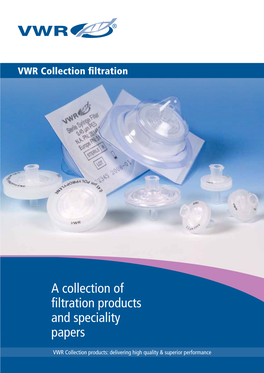 A Collection of Filtration Products and Speciality Papers