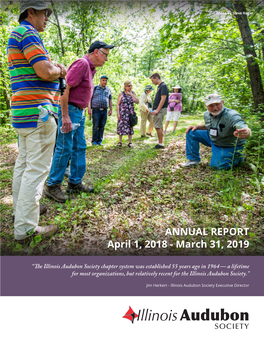 ANNUAL REPORT April 1, 2018 - March 31, 2019