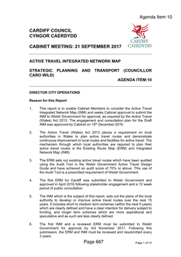 Cardiff Council Cyngor Caerdydd Cabinet Meeting