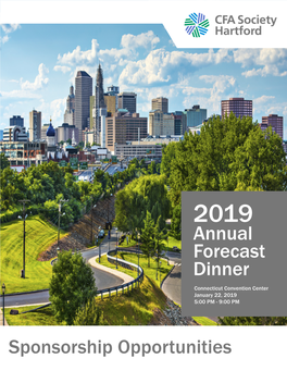 Annual Forecast Dinner Sponsorship Opportunities