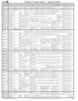 August Fusion • Prime Time • August 2020