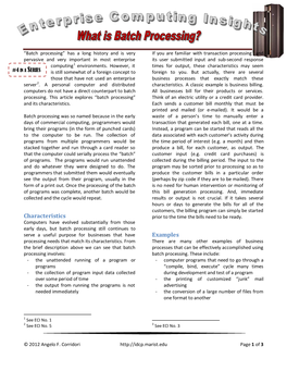 What Is Batch Processing?