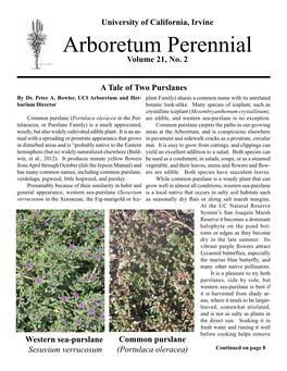 Arboretum Perennial V21 No. 2