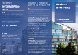 Manchester Campus Visitor Guide