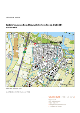 Bestemmingsplan Kern Sleeuwijk: Kerkeinde Ong. (Nabij 8D) Voorontwerp