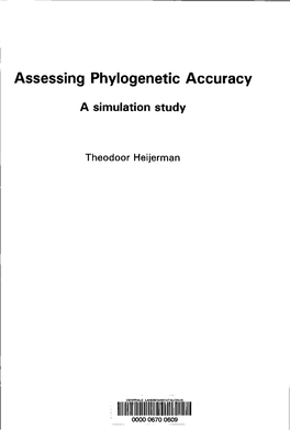 Assessing Phylogenetic Accuracy