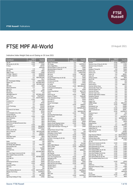 MPF All-World