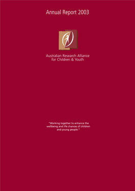 ARACY Annual Report 2003