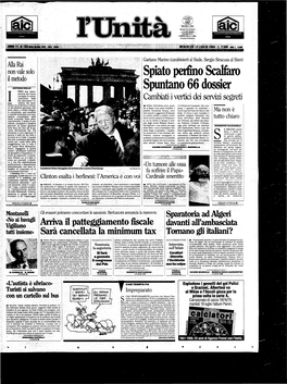 Spiato Pei-Fino Scalfaro Spuntano 66 Dossier