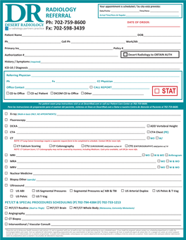 Radiology Referral