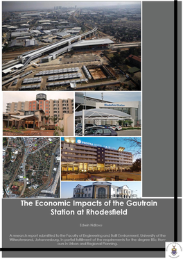 The Economic Impacts of the Gautrain Station at Rhodesfield Final Report
