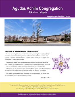 Agudas Achim Congregation of Northern Virginia