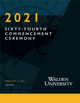 Sixty-Fourth Commencement Ceremony