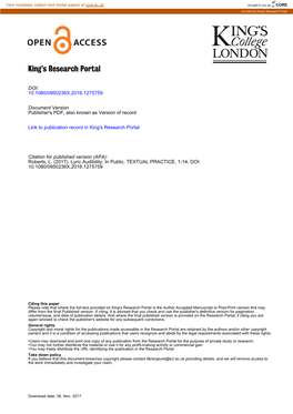 King's Research Portal