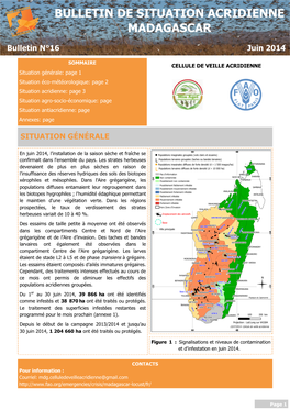 Bulletin De Situation Acridienne Madagascar