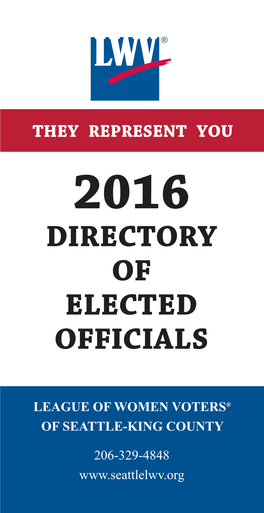 Directory of Elected Officials