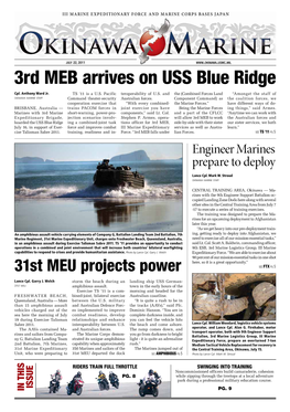 3Rd MEB Arrives on USS Blue Ridge Cpl