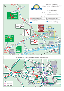 Days Hotel Nottingham Map.Indd