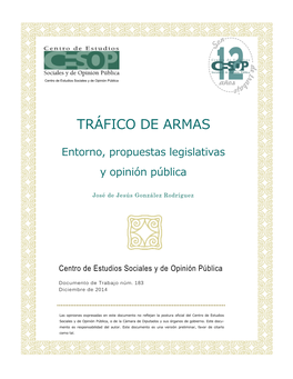 Tráfico De Armas