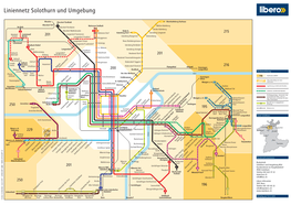 Liniennetz Solothurn Und Umgebung