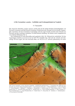 4. Die Carnuntiner Canabae – Luftbilder Und Grabungsbefunde Im Vergleich