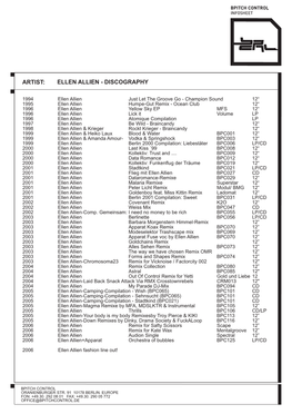 1994 Ellen Allien Just Let the Groove Go