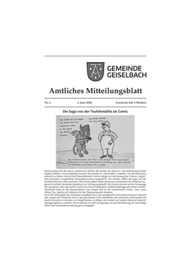 Amtliches Mitteilungsblatt